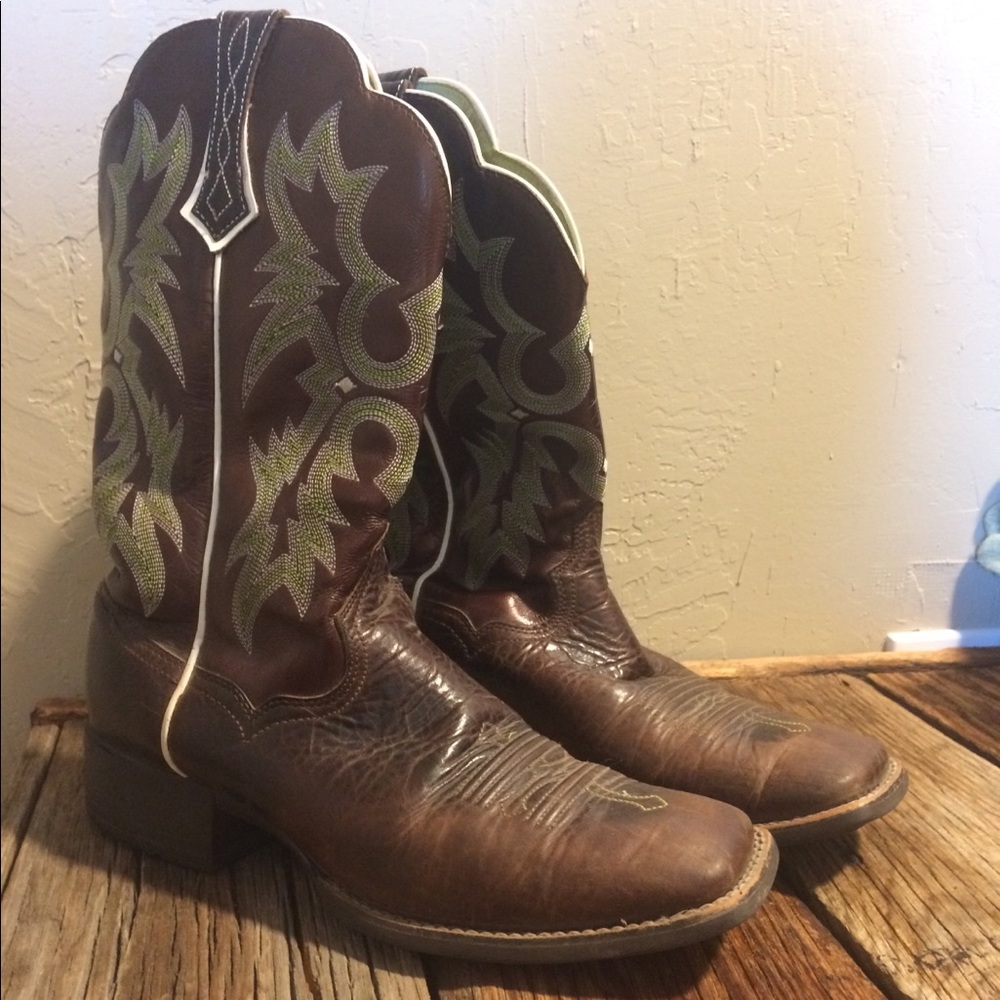 Ariat square toe boots